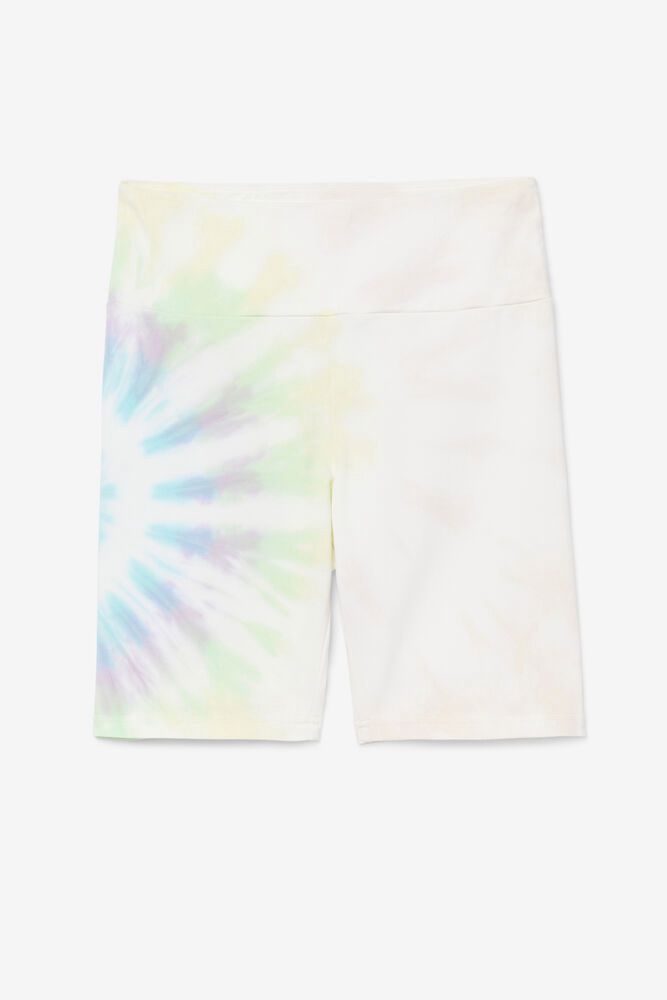 Pantaloni Scurti Fila Dama Albi Taima Tie Dye Bike RKEG-15648